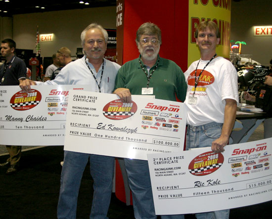 2008 Giveaway Winners