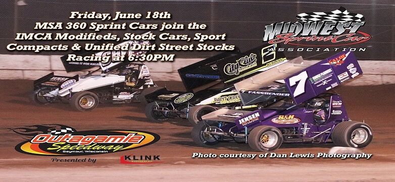 6/18/21 - The MSA 360 Sprints Return to Outagamie Speedway presented by Klink Equipment