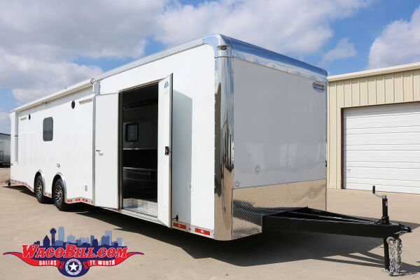 32' Bathroom/ Shower Package Race Trailer @ Wacobill.com for Sale in ...