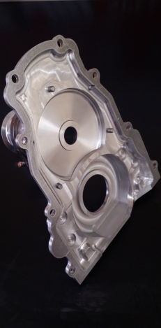 Chevy LS  Billet Timing Cover w RCD Angle Drive   for Sale $1,829 
