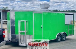 8.5x20TA Electric Green BBQ/Concession Trailer  for sale $28,999 