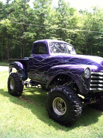 Flying Pit BEAST!  Immaculate 1953 Chevy Fiberglass Bogger  for Sale $47,000 
