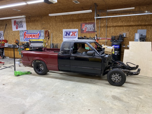 2000 s10 extended cab drag truck for sale or trade for Sale in WINDER ...