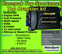 Racepak Top Sportsman data logger kit for Sale $1,855