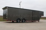 34' Aluminum Gooseneck Race Trailer - 12080 