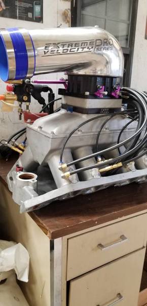Blow Through Billet Throttle Body Mechanical FI Kit   Simple  for Sale $4,500 