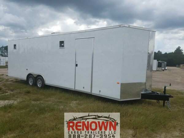 8.5x28TA White Racing Trailer  for Sale $39,349 