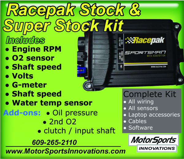 Racepak Stock / Super Stock data logger kit  for Sale $2,001 