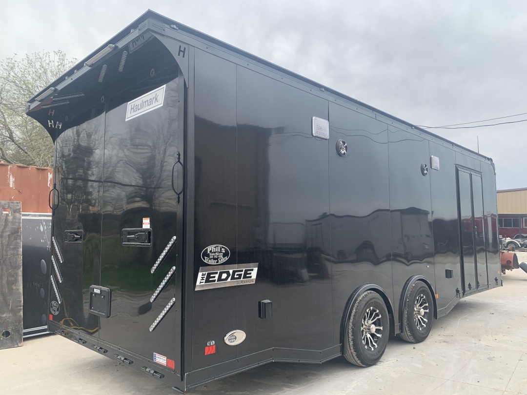 24 HAULMARK EDGE PRO ENCLOSED RACE TRAILER BLACKOUT HAULMAR for Sale in