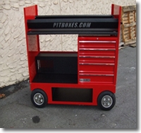 Tire Rack Cart w/Drawers 26  for Sale $3,200 
