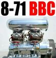 BIG BLOCK CHEVY THE BLOWER SHOP 8-71 POLISHED  for sale $9,429 